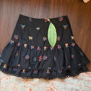 Farm Rio Zodiac Cross Stitch Mini Skirt | S 🖤
